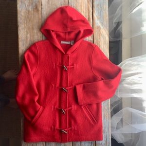 Liz Claiborne Boiled Wool Toggle Coat